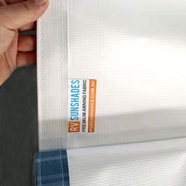 Replacement Awning Fabric Kit suit 18ft Roll-Out Awning (17'2"x8' Blue White Gradient 18-BU-FD) *BOXED*