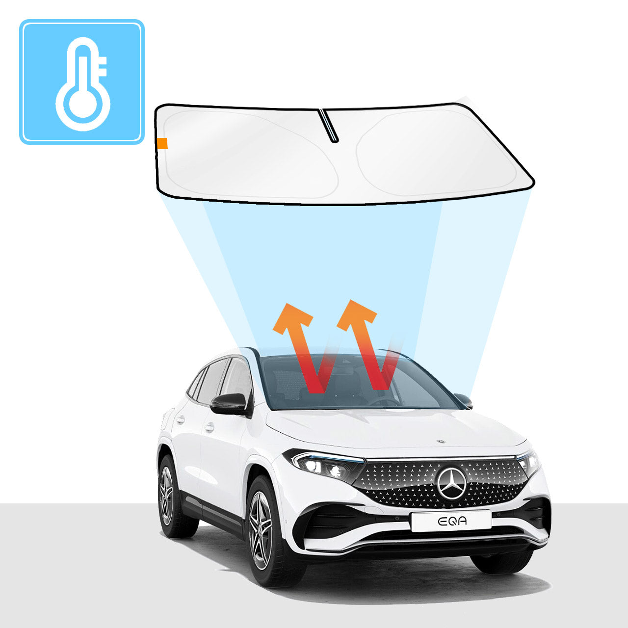 EQA Solar Screen Windshield Sun Shade