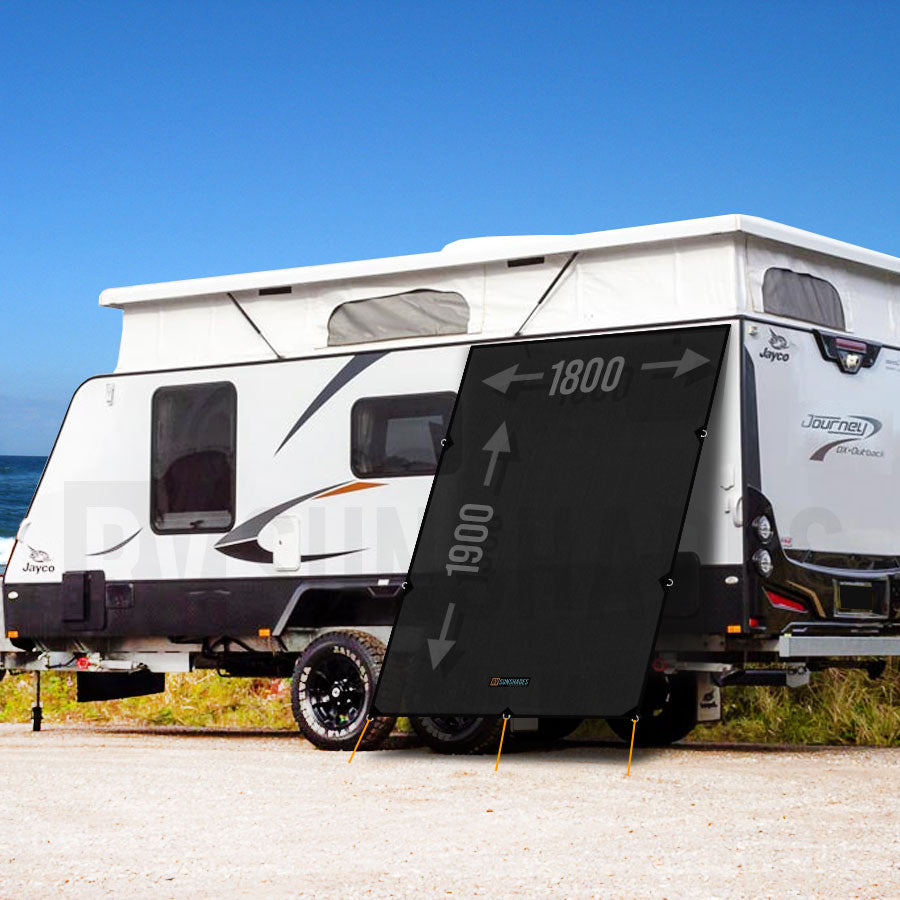 Caravan Fridge Shade Screen