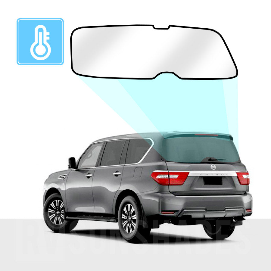 NISSAN Patrol Y62 Ti-L Blockout Tailgate Shade