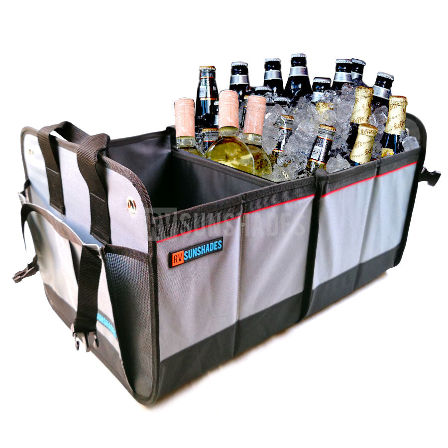 Car Trunk Organizer, Tool Bag Crate, Party Ice Box