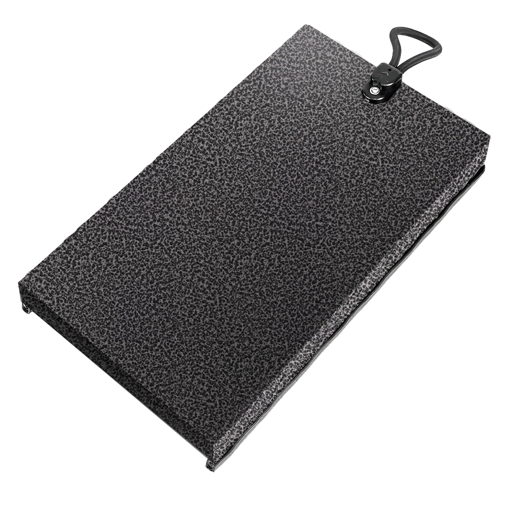 Cowl Cover For Truma Aluminum Flat Plate 2mm Hammertone Black 27x15x4cm (FP) RV Direct