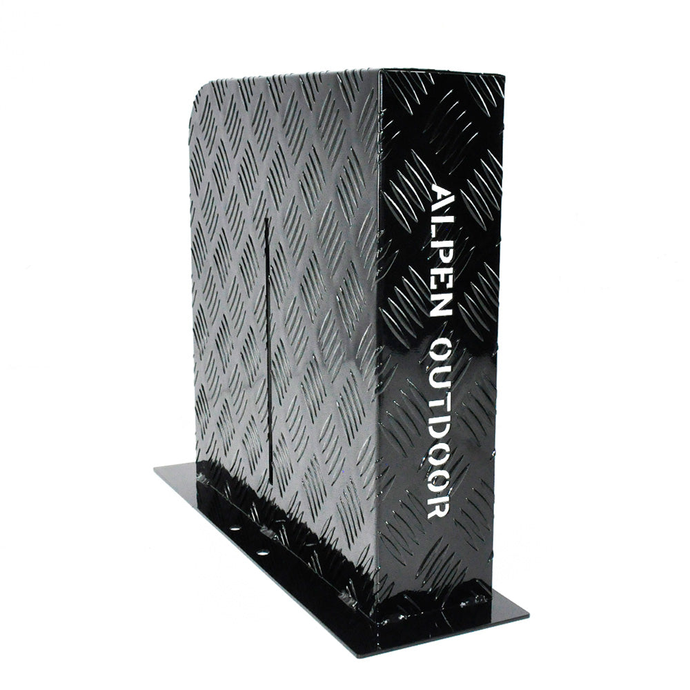 Heater Diesel Tank Protector Cover Drawbar Mount 2mm Thickness Aluminium Suit 10L 15L Fuel Tank (LEFT) Black YS