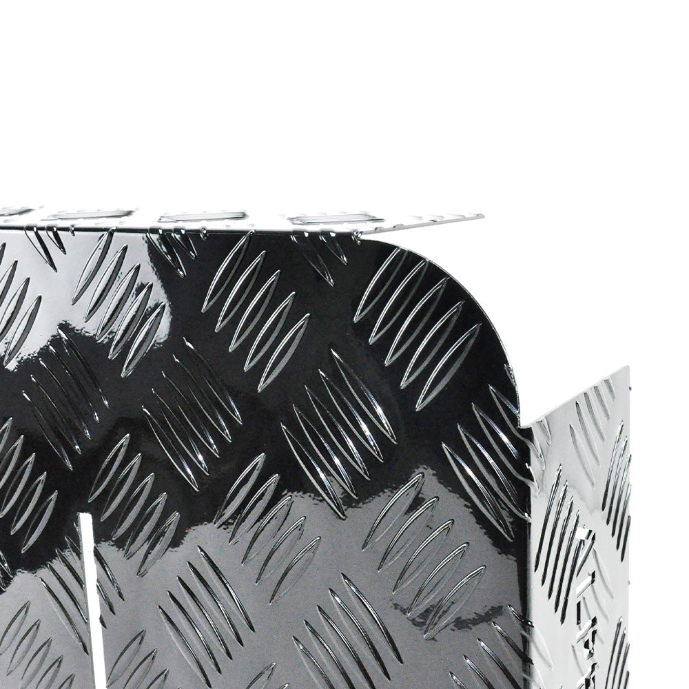 Heater Diesel Tank Protector Cover Drawbar Mount 2mm Thickness Aluminium Suit 10L 15L Fuel Tank (RIGHT) Black YS