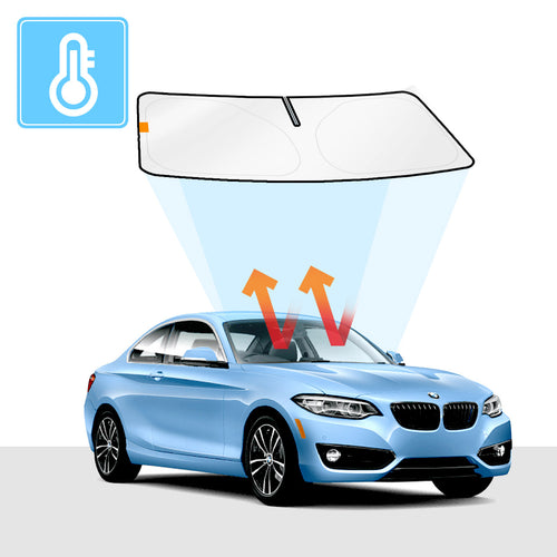 BMW 2 series windshield sun shade
