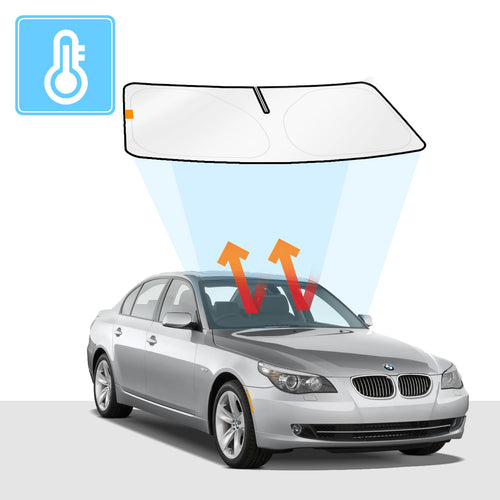 BMW 5 series E60 windshield sun shade