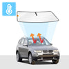 BMW X3 Windshield Sun Shade E83 Solar Screens BLOCK OUT (RV03) Premium V2 - RVSUNSHADES