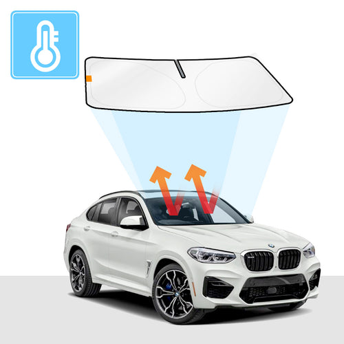 BMW X4 Windshield Sun Shade Solar Screens BLOCK OUT (RV08) Premium V2 - RVSUNSHADES