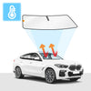 BMW X6 Windshield Sun Shade Solar Screens BLOCK OUT (RV23) Premium V2 - RVSUNSHADES