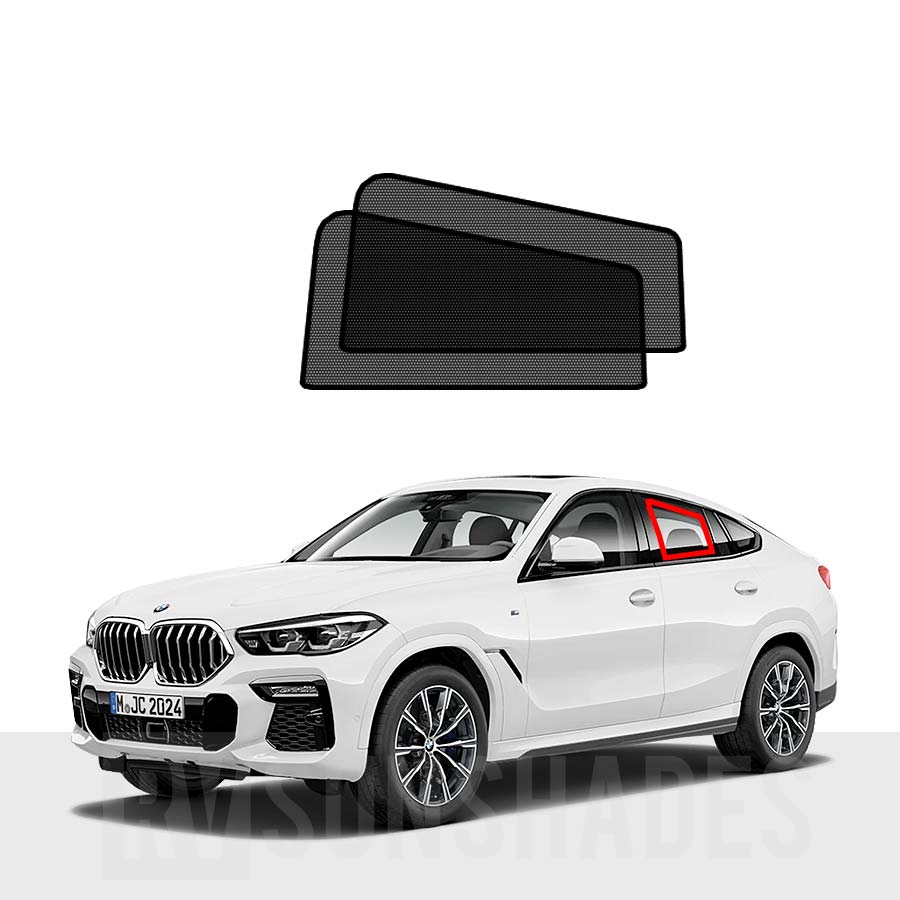 BMW X6 Sun Shade G06 2020-now [Rear Door] Pair - RVSUNSHADES