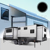 Caravan Slide-Out Awning Topper Fabric Replacement Vinyl Fabric 4100x1500mm (BLACK) - RVSUNSHADES