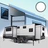 Caravan Slide-Out Awning Topper Fabric Replacement Vinyl Fabric 4100x1500mm (WHITE) - RVSUNSHADES