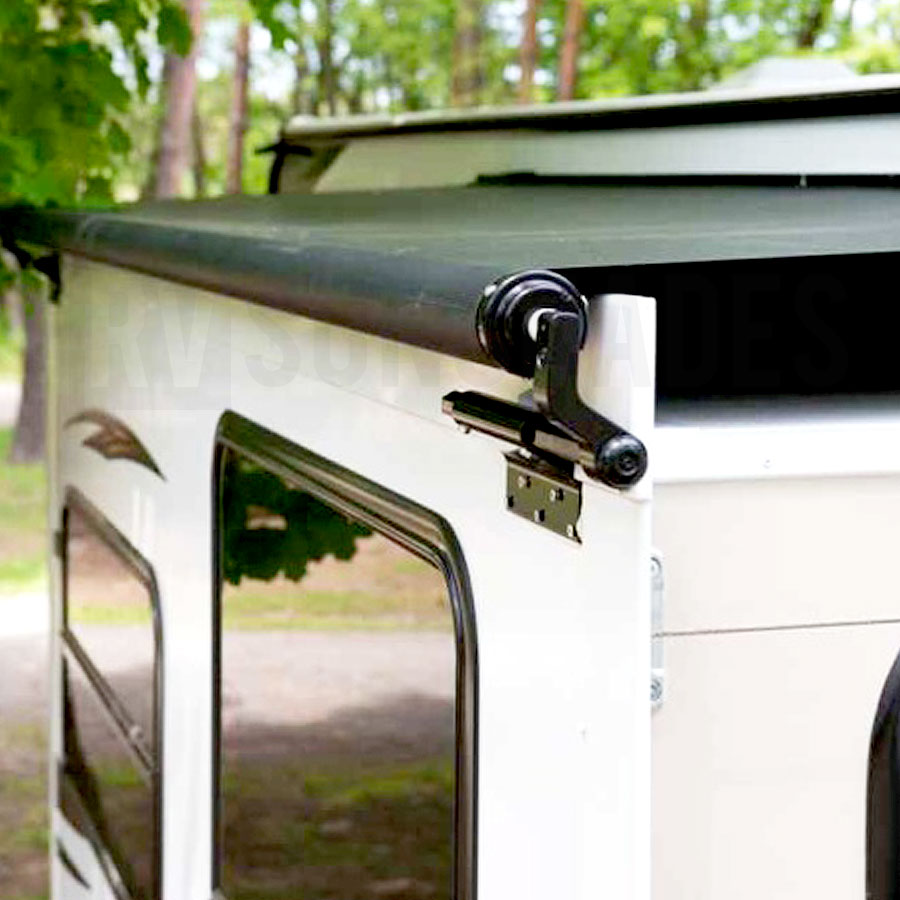 Caravan Slide-Out Awning Topper Fabric Replacement Vinyl Fabric 4100x1500mm (WHITE) - RVSUNSHADES