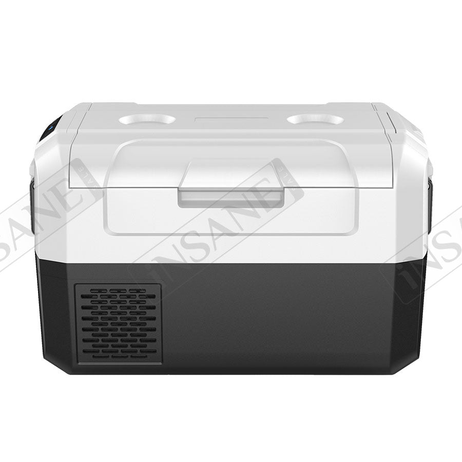 Car Fridge 45L 3-way for grocery shopping, travel, and camping, Open Lid Both Sides, Removable Lid