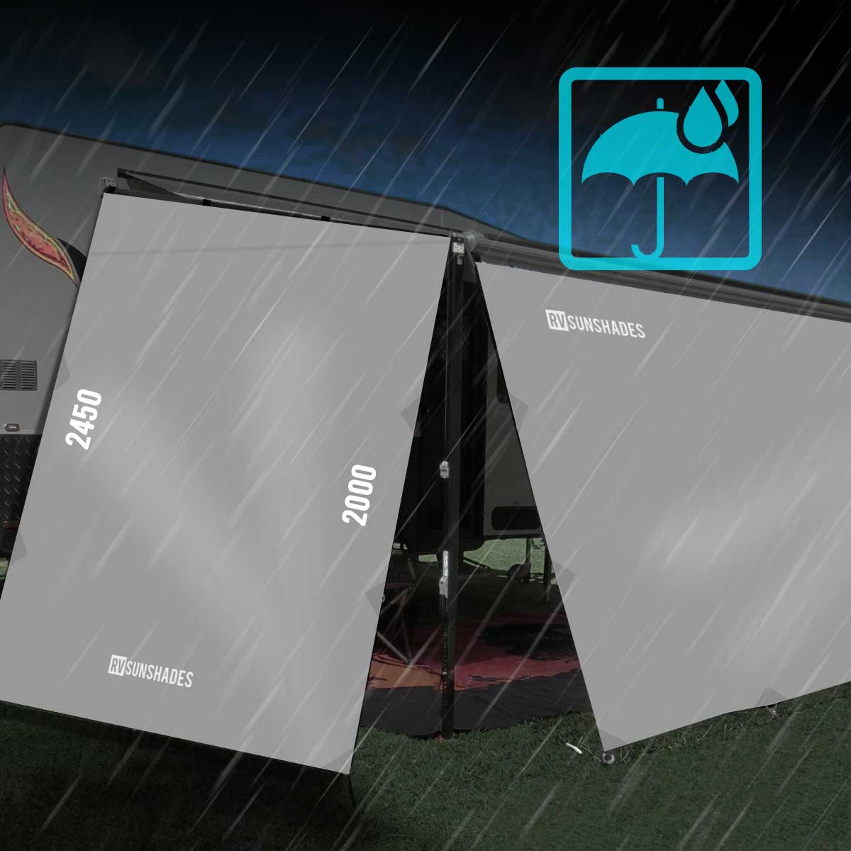 Waterproof End Wall Screen