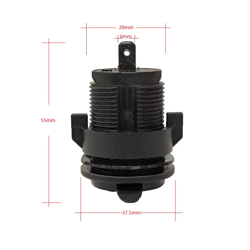 Cigarette Lighter Socket Dimensions