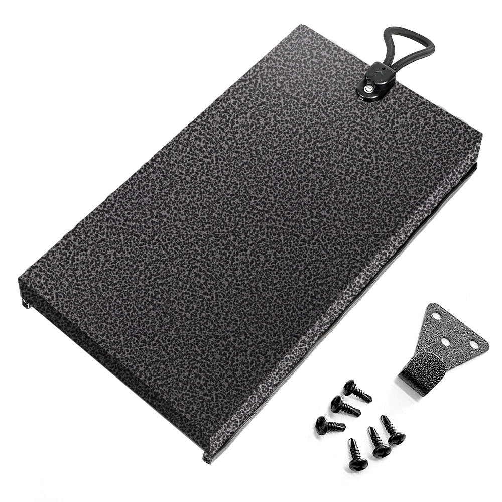 Cowl Cover For Truma Aluminum Flat Plate 2mm Hammertone Black 27x15x4cm (FP) RV Direct