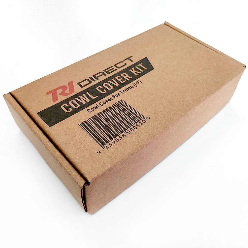 Cowl Cover For Truma Aluminum Flat Plate 2mm Hammertone Black 27x15x4cm (FP) RV Direct