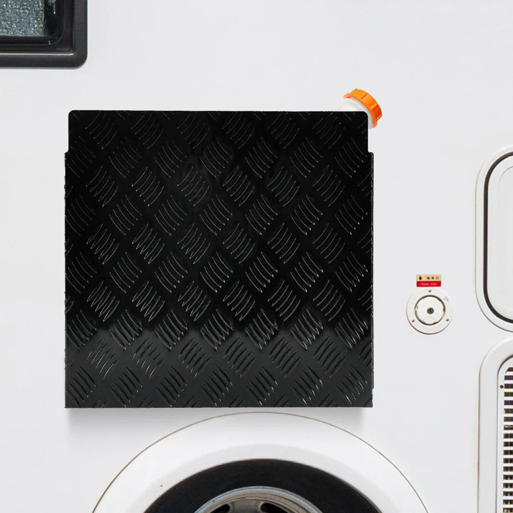 Diesel Heater Fuel Tank Protector Cover 2mm Aluminium 10L 15L Black YS