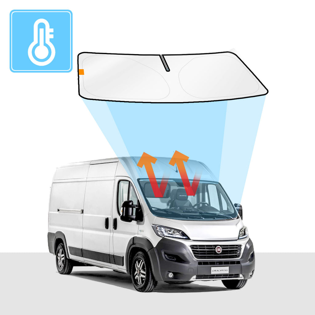 Fiat Ducato Windshield Sun Shade Blockout Solar Screen