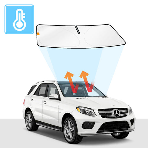 Mercedes-Benz ML/GLE W166 Windscreen Sun Shade Solar Screens BLOCK OUT (RV13)* Premium V2 - RVSUNSHADES