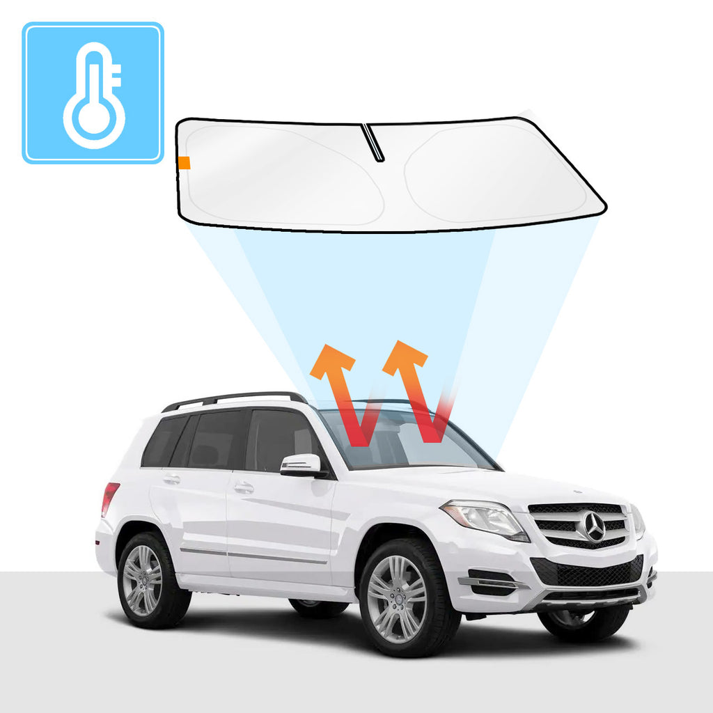 Mercedes-Benz GLK Windshield Sun Shade Solar Screens BLOCK OUT (RV36) Premium V2 - RVSUNSHADES