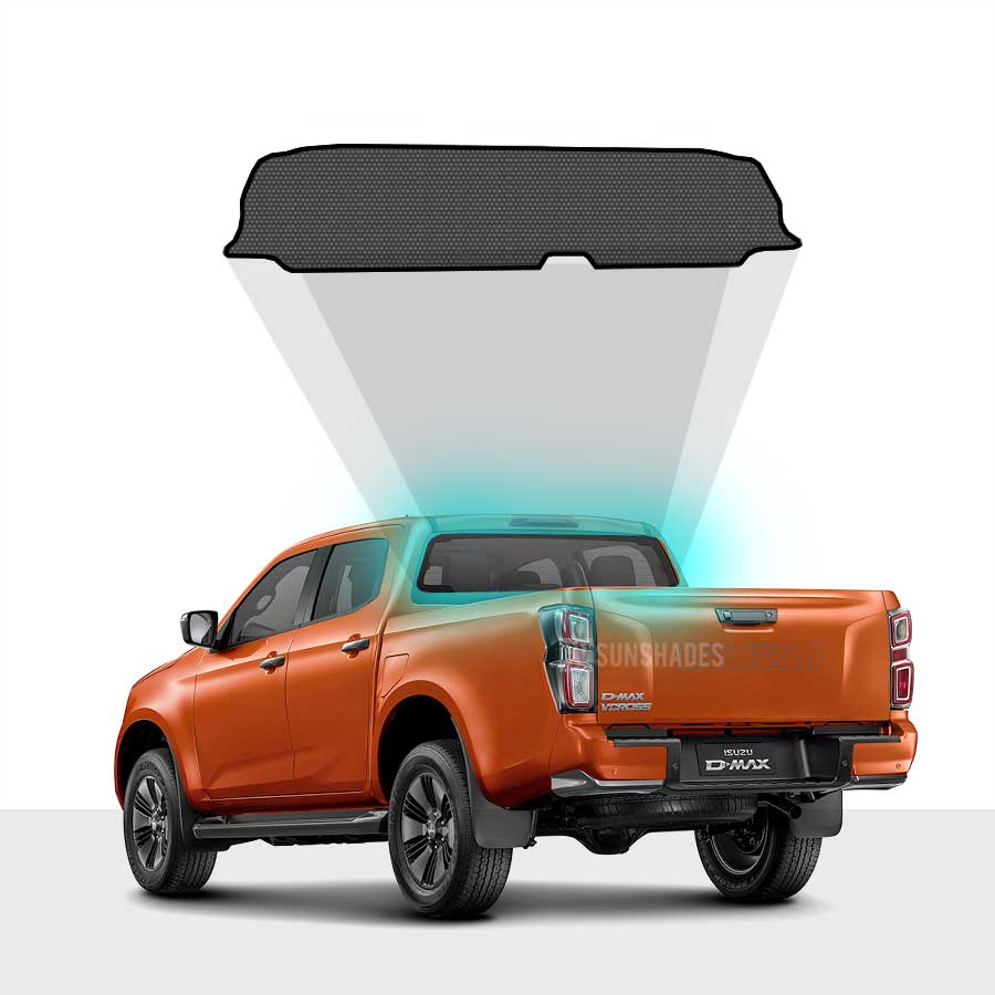 Dmax Rear Window Sun Shade