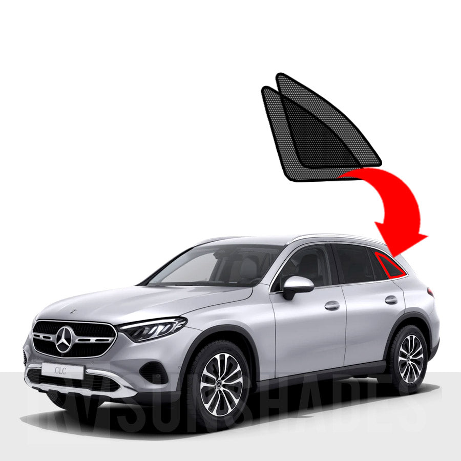 MERCEDES-BENZ GLC Sun Shades SUV X254 2nd Gen 2022-Now [Quarter Window] Pair - RVSUNSHADES