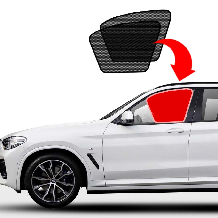 BMW X3 iX3 Sun Shades 3rd Gen G01 2018-Now [Front Door] Pair - RVSUNSHADES