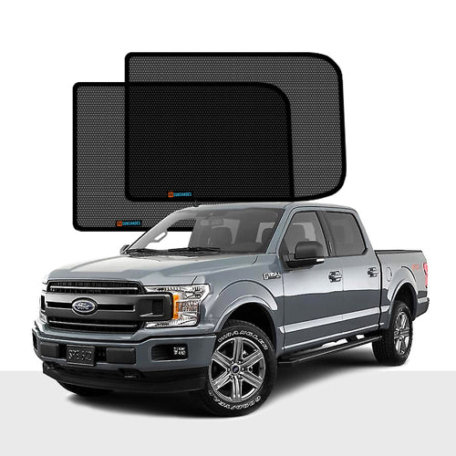 FORD F150 Sun Shade 13th Gen 2015-2020 [Rear Door] Pair - RVSUNSHADES
