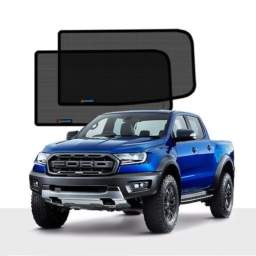 Ford Ranger Sun Shade PX 2011-2022 [Rear Door] Pair - RVSUNSHADES