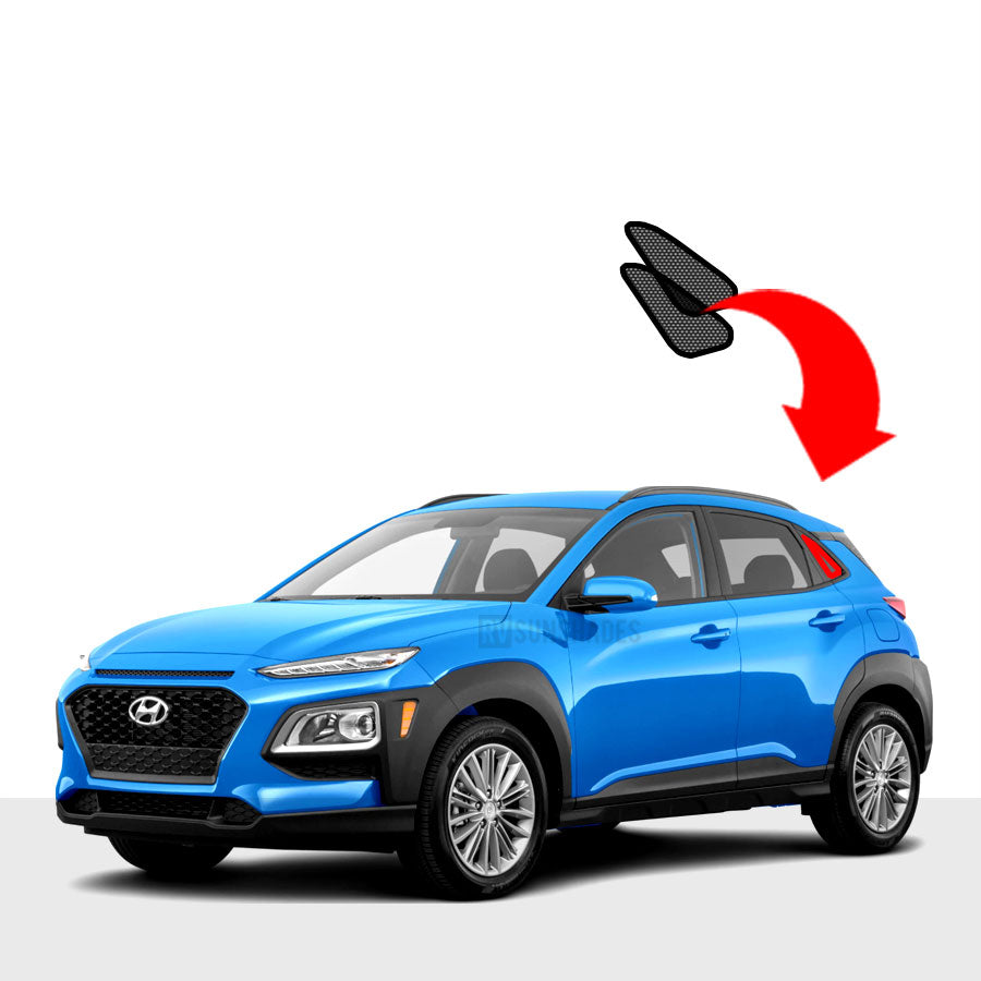 Hyundai Kona Sun Shade OS 2018-Now [Quarter Window] - RV SUNSHADES