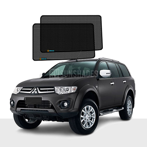 Mitsubishi Pajero Sport Window Sun Shade Challenger 2nd Gen 2008-2015 [Rear Door] - RVSUNSHADES