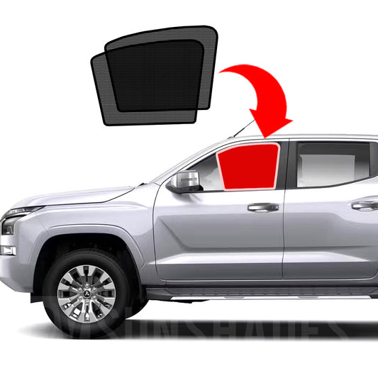Mitsubishi Triton Front Door Sun Shade