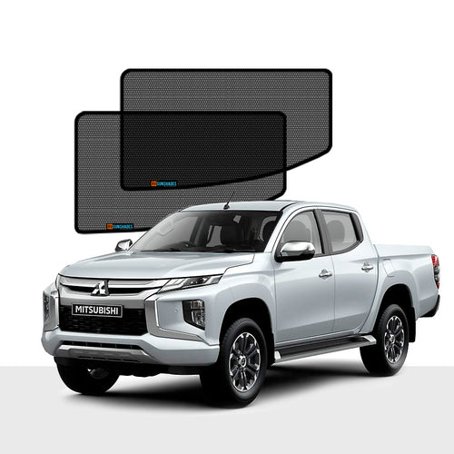 Mitsubishi Triton Sun Shade 5th Gen 2015-2022 [Rear Door] Pair - RVSUNSHADES