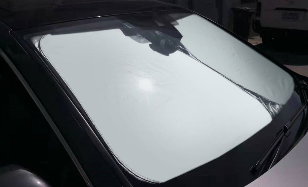 Ford Transit Windscreen Sun Shade 4th Gen 2014-Now Solar Screens BLOCK OUT Premium V2 - RVSUNSHADES