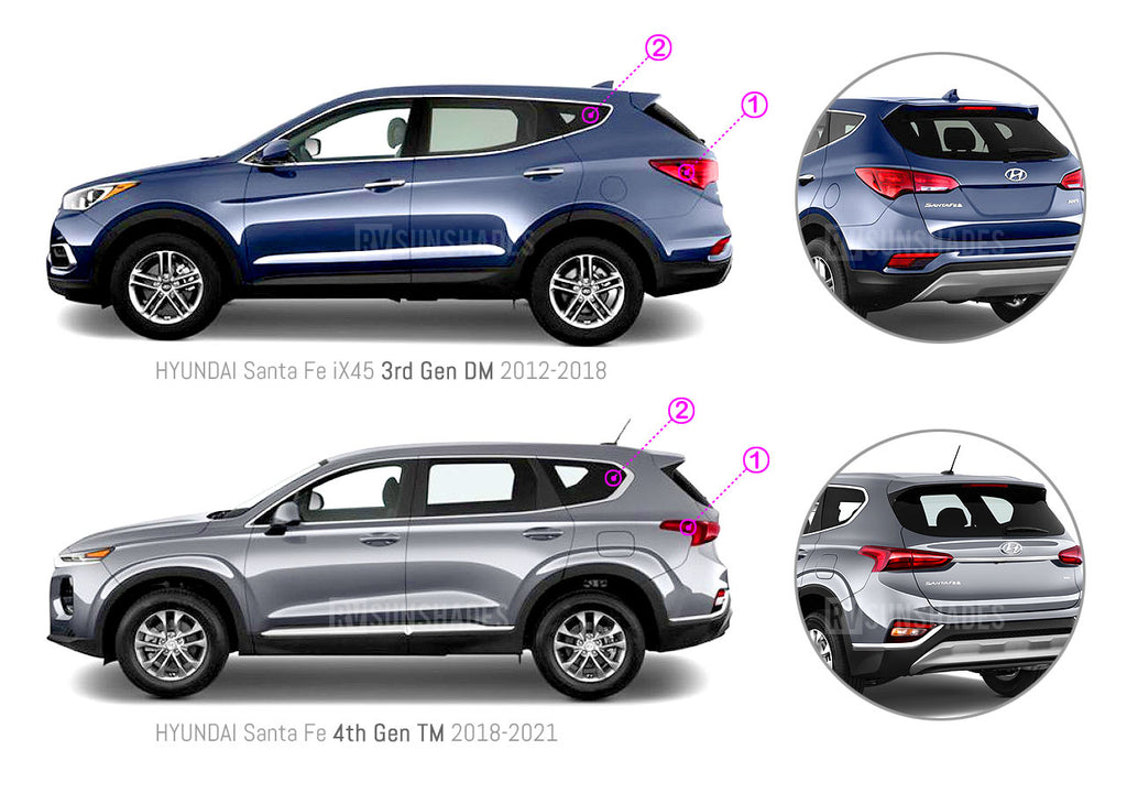 SANTA FE 3rd Gen DM vs 4th Gen TM