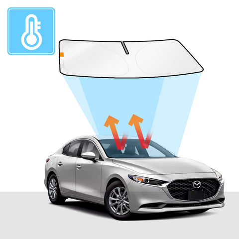 Mazda 3 Windshield sun shade