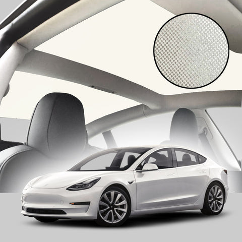 Model 3 Roof Shade Cream Color