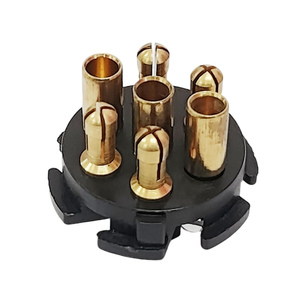 25x 7 Pin Round Plug Metal Adapter Connector Best Trailer Plug Caravan ...