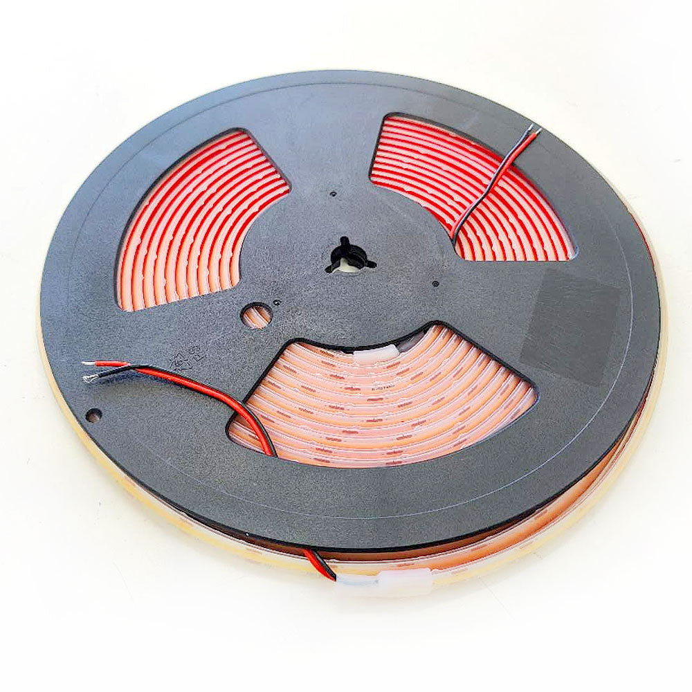 Waterproof COB LED Strip Light Warm White 10M Roll 480 LEDs IP68 3000k (12V)