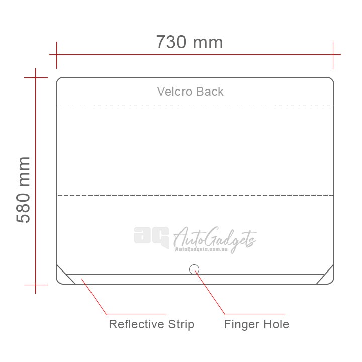 car bumper protector measurements