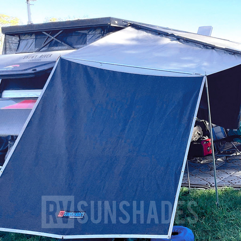 Caravan Awning Extension Porch 1.5x2.2m With 1.9m Drop End Screen (LEFT/FRONT)