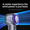 Handheld Jet Fan 5-Speed Cool Air Brushless Portable Fan 4000mAh USB Rechargeable