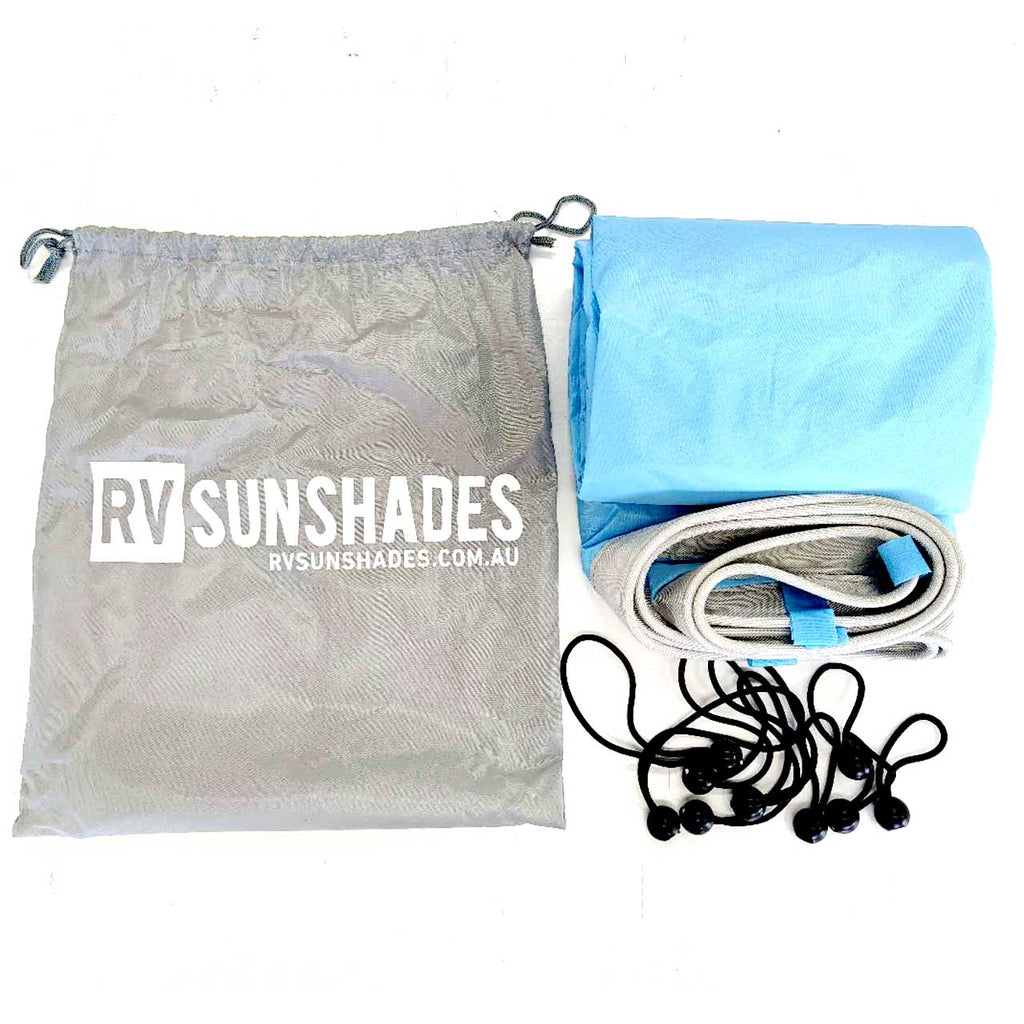 Waterproof Privacy Screen For Caravan Rain Shield (2.40x1.75m) For 9FT Awning (Add-on Or Use Alone)